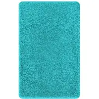 vidaXL Antislip Badmat Turquoise 60 x 90 cm PP