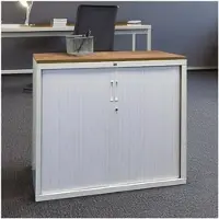 Schaffenburg Topblad voor roldeurkast 120cmx45cm, havanna