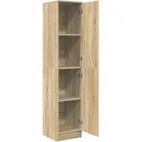 vidaXL Highboard Sonoma Eik 35 x 39 x 168 cm