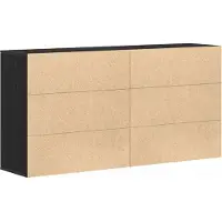 vidaXL Dressoir, 2 stuks, zwarte eikenlook, 79 x 38 x 80 cm