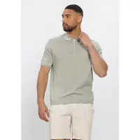 Stefano lauran Heren Polo's & T-shirts Polo Bastian - Khaki - Maat M