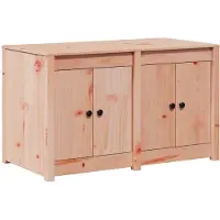 vidaXL Keukenkast MEPPEL, bruin, eikenlook, 106 x 55 x 64 cm