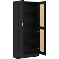 vidaXL Boekenkast 3-laags 82,5 x 30,5 x 185 cm Bewerkt hout