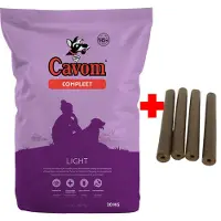 Cavom compleet Light - geperste brokken - 20kg + 4x gratis Frikandel