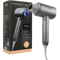 Italian Design Cyclone Blue Ionic Power Haardroger | zilver