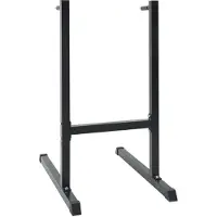 vidaXL Dip Station Zwart 103,5 x 66,5 x 121,5 cm Gepoedercoat staal