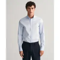 Gant Overhemd navy / lichtblauw / karmijnrood / zilver