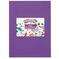 Colorations Kleuren: Paarse schuimrubberen platen, 10 stuks.