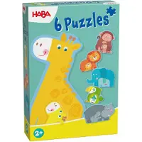 Haba Dierlijke Familie Puzzel (2 stukjes)