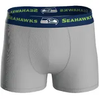 NFL Boxershorts 'NFL Seattle Seahawks' navy / grijs / limoen