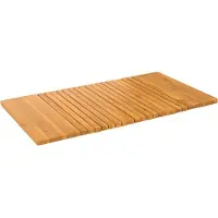 vidaXL Badmat Naturel 100 x 55 cm Massief Acacia Hout
