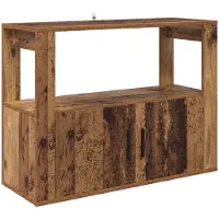 vidaXL Dressoir Oud hout 80 x 30 x 60 cm Bewerkt hout