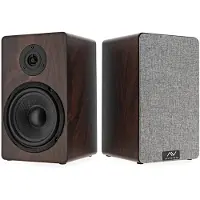 AVCOM 6" Bookshelf Speaker Pair Walnut