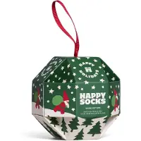 Happy socks Unisex Snow Globe Gift Set Dark Green-Schoenmaat 36 - 40