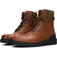 PS Poelman Veterboots 'TONI' cognac / zwart
