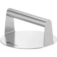 Hendi Hamburgerpers - rvs 18/8 - voor het persen van hamburgers, vaatwasmachinebestendig - diameter 16 cm x hoogte 7,8 cm - zilver - voor professionele keuken
