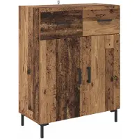 vidaXL Dressoir Oudhout 69,5 x 34 x 90 cm Bewerkt hout