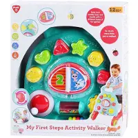 Playgo activiteiten loopwagen kunststof met leerzaam paneel speelgoed.