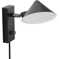 Watt & Veke Kuro wandlamp Black, Ø14x16 cm, read