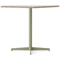 Audo Copenhagen Nook Eettafel 70 x 60 cm | Olive | Kunis Breccia Stone