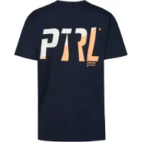 Petrol Industries T-shirt met backprint donkerblauw Jongens Stretchkatoen Ronde hals - maat 128