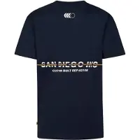 Petrol Industries T-shirt met backprint donkerblauw Jongens Katoen Ronde hals - maat 152