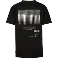 Petrol Industries T-shirt met backprint zwart Jongens Stretchkatoen Ronde hals - maat 152