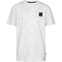 Petrol Industries T-shirt wit Jongens Stretchkatoen Ronde hals All over print - maat 140