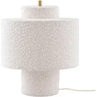 Globen Lighting Noah Tafellamp Wit - Tafellampen Bouclé White - 716308