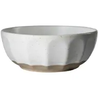 ERNST schaal steengoed Wit-naturel, Ø16 cm