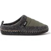 Nuvola Nuvola. Huisschoenen 'Zueco New Wool' donkergroen