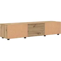 vidaXL Houten Kast 150 x 39 x 30 cm Artisan Eiken Bewerkt hout