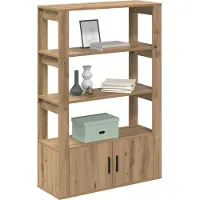 vidaXL Dressoir artisanaal eikenkleurig 30 x 80 x 119,5 cm