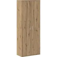 vidaXL Highboard 70 x 33.5 x 180 cm Bewerkt hout Artisan Eiken