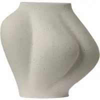 AYTM Saltare Vaas Ø15 Cm Crèmekleurig - Vazen Steengoed Cream - 510660058011