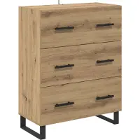 vidaXL Dressoir Artisan Eiken 69,5 x 34 x 90 cm