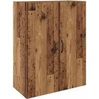 vidaXL Wandkast 2 st Oudhout 69,5 x 34 x 90 cm Bewerkt hout