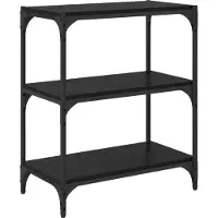 vidaXL Boekenkast Zwart eiken 40 x 33 x 70.5 cm