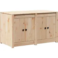 vidaXL Keukenkast MEPPEL, bruin, eikenlook, 106 x 55 x 64 cm