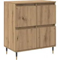 vidaXL Dressoir Artisan Eiken 60 x 35 x 70 cm