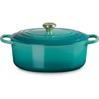Le Creuset Braad-/Stoofpan Signature 31 cm Bleu Riviera