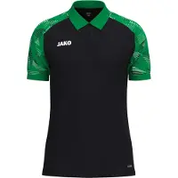 Jako Sonic Polo Heren - Zwart / Groen | Maat: L