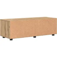 vidaXL Houten Kast 100,5 x 39 x 30 cm Artisan Eiken Bewerkt hout