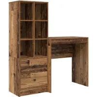 vidaXL Bureau Oudhout 115,5 x 40 x 127 cm 2 st