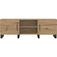 vidaXL TV Kast 150 x 30 x 50 cm Artisan Eiken Bewerkt hout