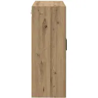vidaXL Wandkast, 2 stuks, ambachtelijke eikenhout, 69,5 x 34 x 90 cm