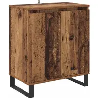 vidaXL Dressoir Oud Hout 60 x 35 x 70 cm Bewerkt hout