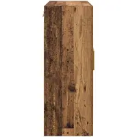 vidaXL Wandkast 2 st Oudhout 69,5 x 34 x 90 cm Bewerkt hout