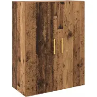 vidaXL Wandkast Oudhout 69,5 x 34 x 90 cm Bewerkt hout