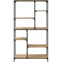 vidaXL Boekenplank 5-laags 99 x 35,5 x 176 cm Bewerkt hout